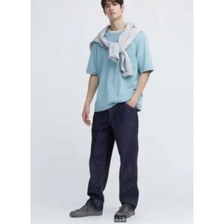 ユニクロ(UNIQLO)のUNIQLO ワイドフィットジーンズ（丈標準74～77cm）(デニム/ジーンズ)