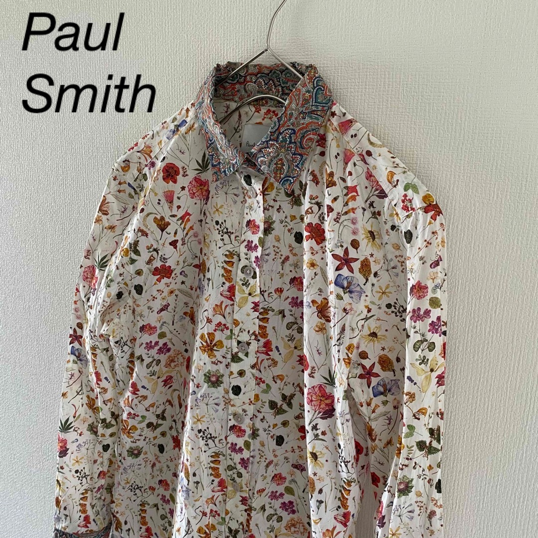 Paulsmithポールスミス花柄長袖シャツメンズレディースどらちも