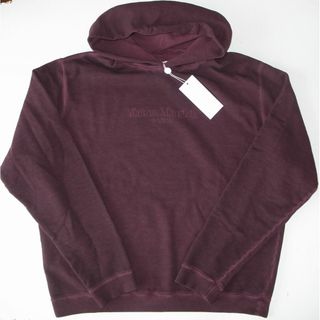 マルジェラ embroidered hoody パーカー 46 burgundy