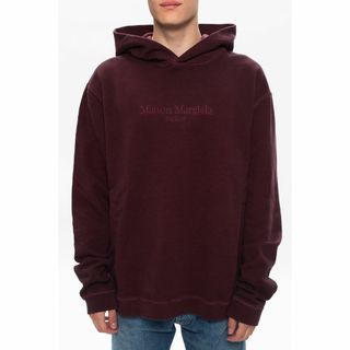 マルジェラ embroidered hoody パーカー 46 burgundy