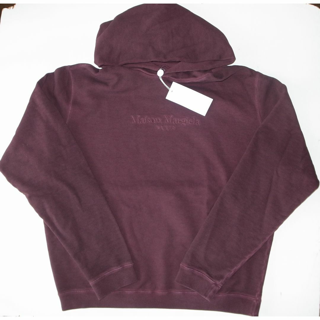 マルジェラ embroidered hoody パーカー 44 burgundy