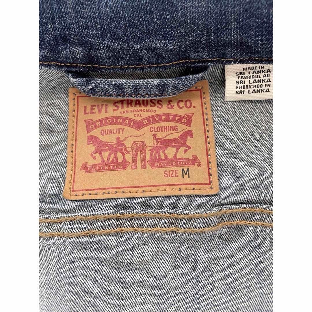 Levi's(リーバイス)の美品　Levi’s   Gジャン  M  デニム レディースのジャケット/アウター(Gジャン/デニムジャケット)の商品写真