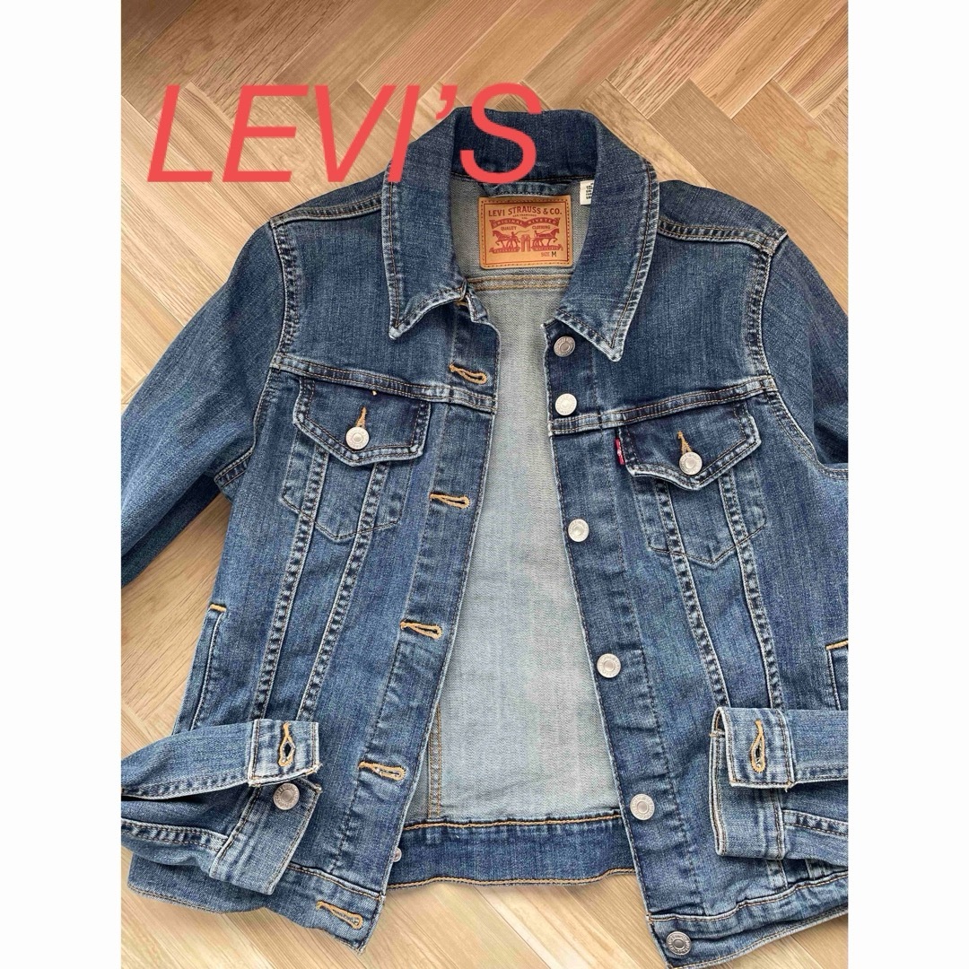 Levi's(リーバイス)の美品　Levi’s   Gジャン  M  デニム レディースのジャケット/アウター(Gジャン/デニムジャケット)の商品写真