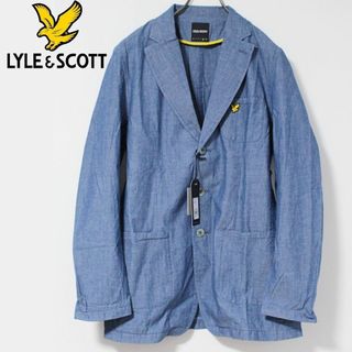 ライルアンドスコット(LYLE&SCOTT)の新品 ライルアンドスコット ストーンバイオ ダンガリージャケット XLサイズ 青(Gジャン/デニムジャケット)