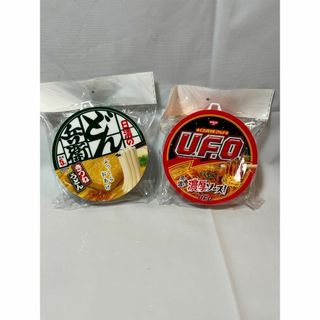 ニッシンショクヒン(日清食品)の【おでかけポリ袋入れ】日清焼きそばUFO　日清どん兵衛　２個セット(エコバッグ)