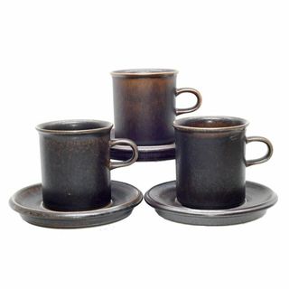 ARABIA - お得な3客セット!ARABIA アラビア Ruska ルスカ コーヒー