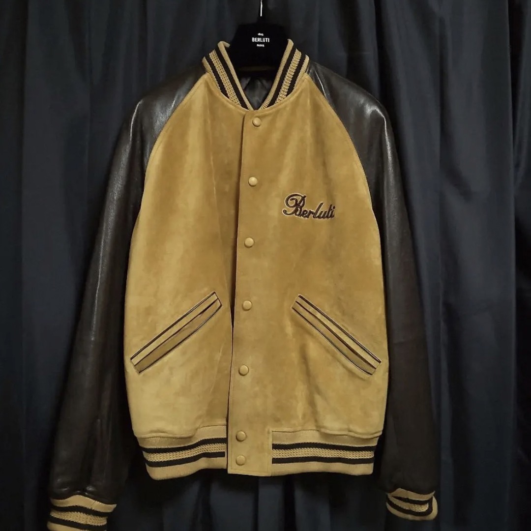 定価84万!】Berluti 23AW スエードレザー バーシティジャケットの通販