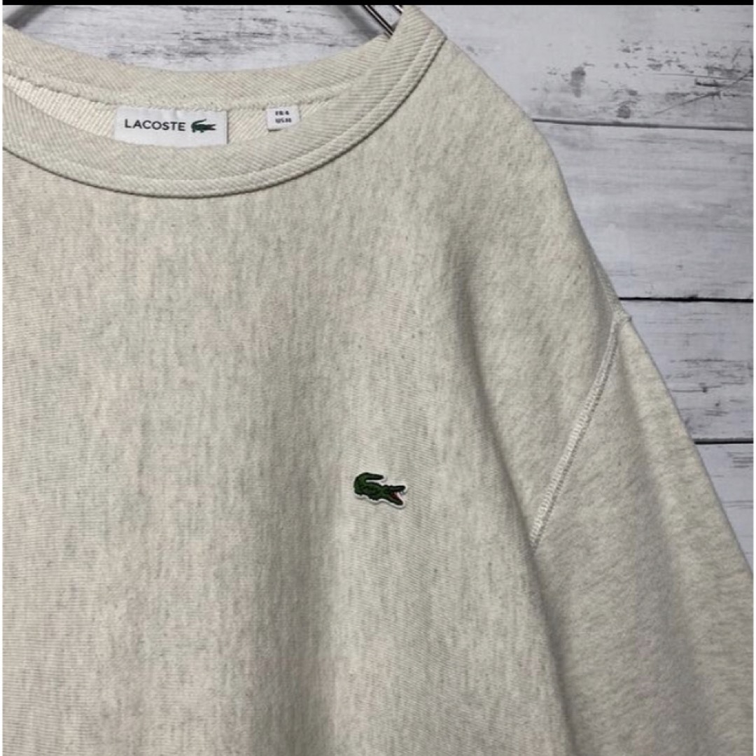 lacoste ラコステ Mサイズ 新品 グレー 灰 スウェット トレーナー