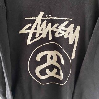 Stussyステューシースウェットトレーナーメンズ長袖ブラック黒mストリート