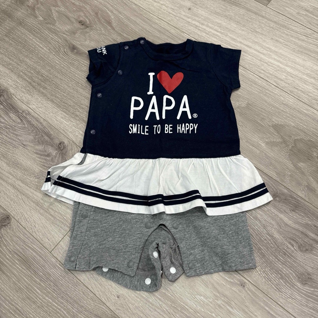 トイザらス(トイザラス)のI♡PAPA ベビー ロンパース キッズ/ベビー/マタニティのベビー服(~85cm)(ロンパース)の商品写真