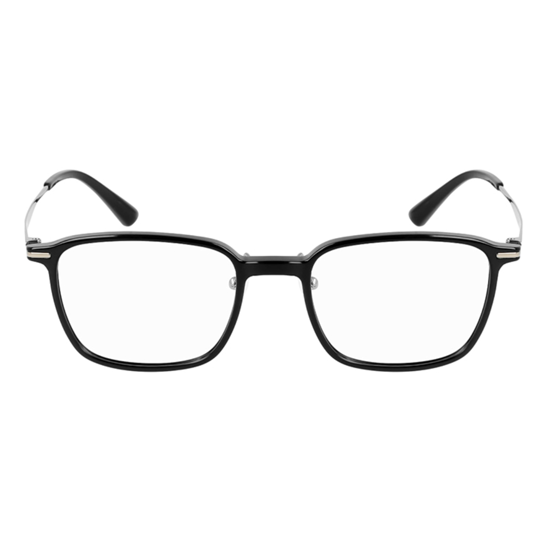【新品】 メンズ カルバンクライン メガネ ck23556lb-001 51mm MALE calvin klein 眼鏡 おしゃれ めがね スクエア 型 コンビネーション フレーム 黒ぶち ブラック