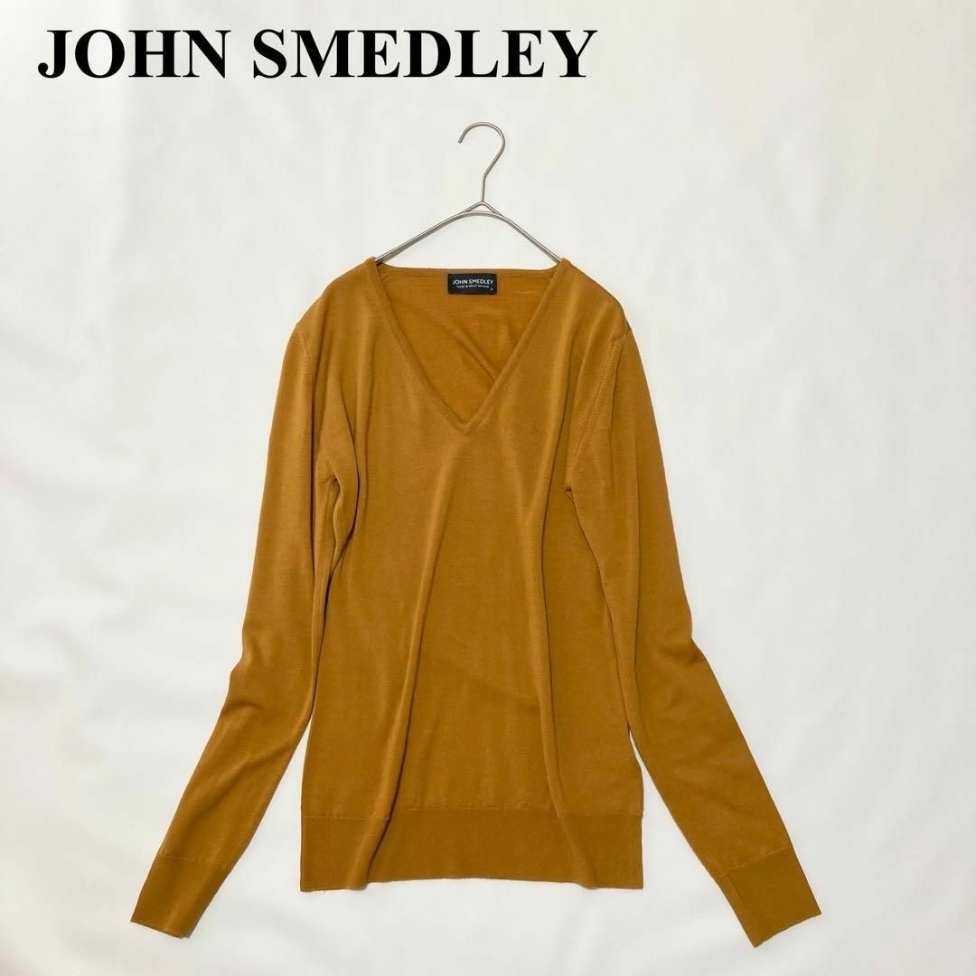 美品★JOHN SMEDLEY ジョンスメドレー ウールVネックニット サイズS | フリマアプリ ラクマ