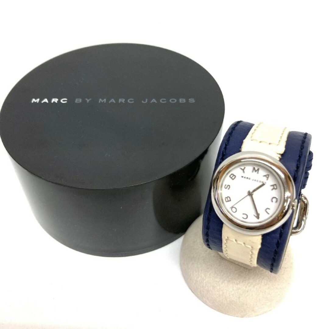 【新品未使用】 MARC JACOBS マークジェイコブス 時計 レザー ブルー