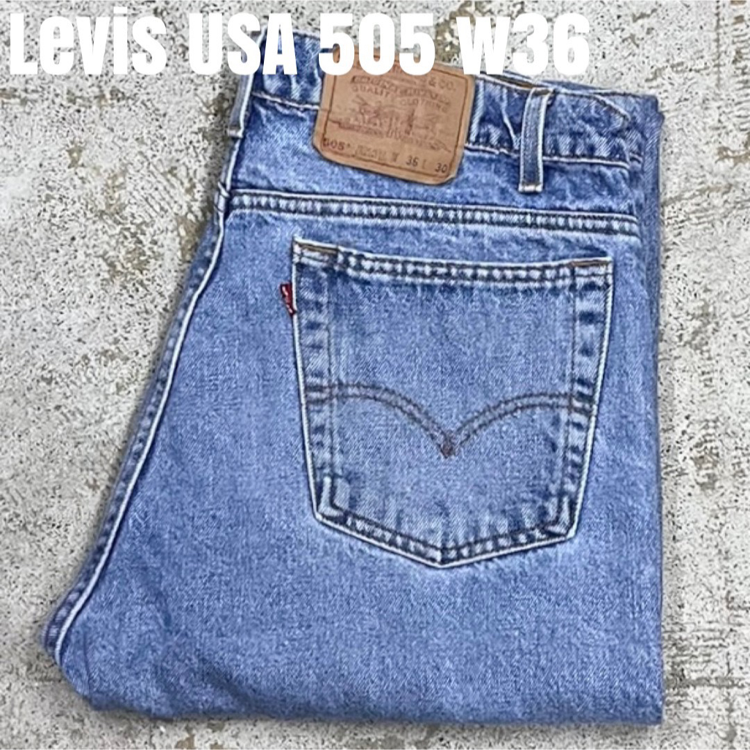 90s levis リーバイス　505 USA プエルトリコ　デニムパンツ