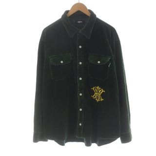 アザー(other)のMYne 22AW CORDUROY SHIRT 長袖 M 緑 G09SH018(シャツ)