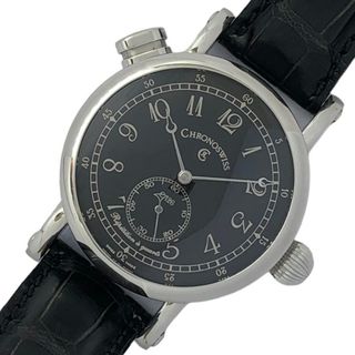 【106872】Chronoswiss クロノスイス  CH7535GBK-RB タイムマスターGMT クロノグラフ ブラックダイヤル SS/ラバー/PVD 自動巻き 保証書 純正ボックス 腕時計 時計 WATCH メンズ 男性 男 紳士