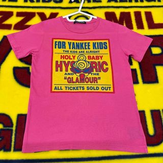 ヒステリックミニ(HYSTERIC MINI)の【専用💛】YANKEEピンクTee(130)(Tシャツ/カットソー)