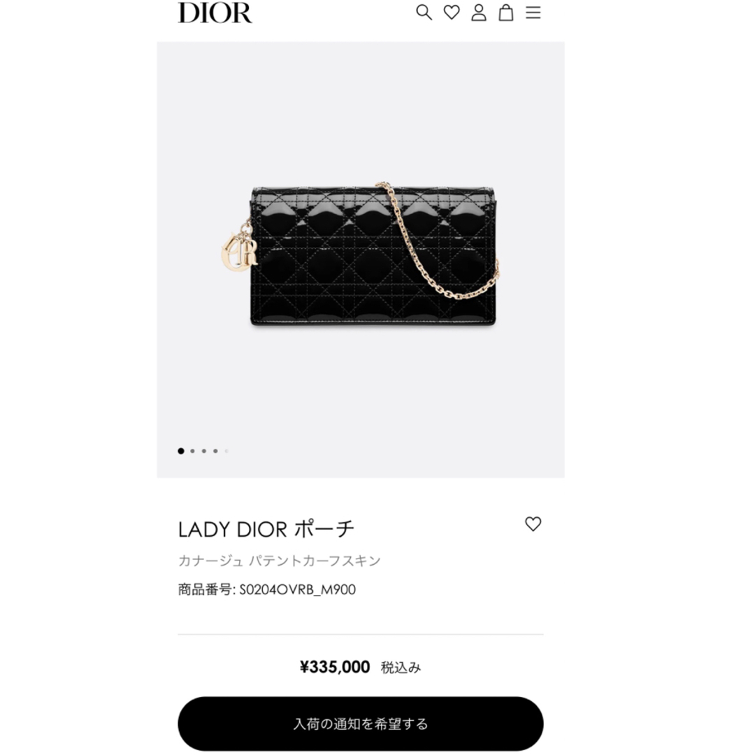 Christian Dior - LADY DIOR ポーチ ショルダーバッグの通販 by ちぃ ...