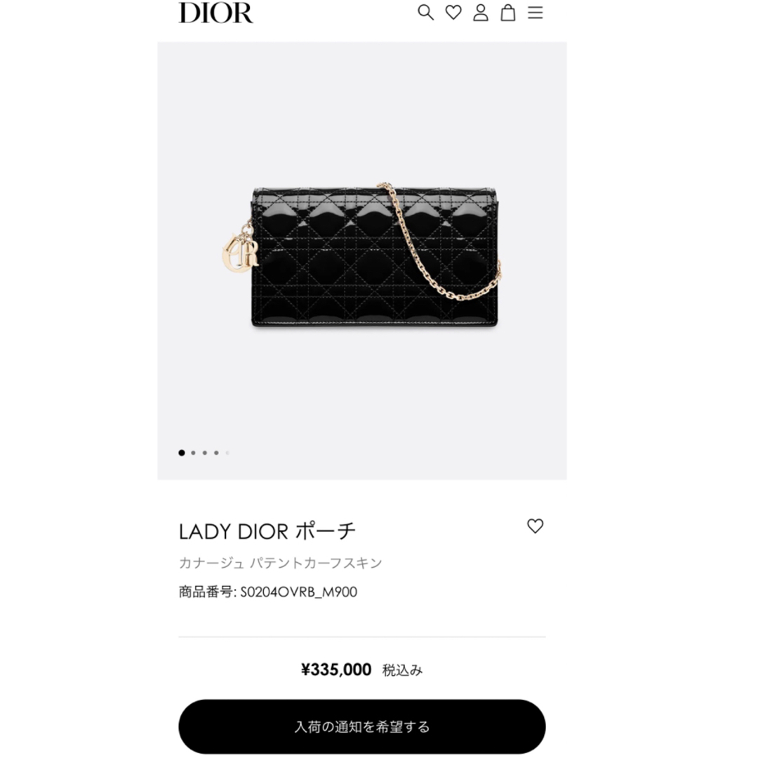 LADY DIOR ポーチ　ショルダーバッグ