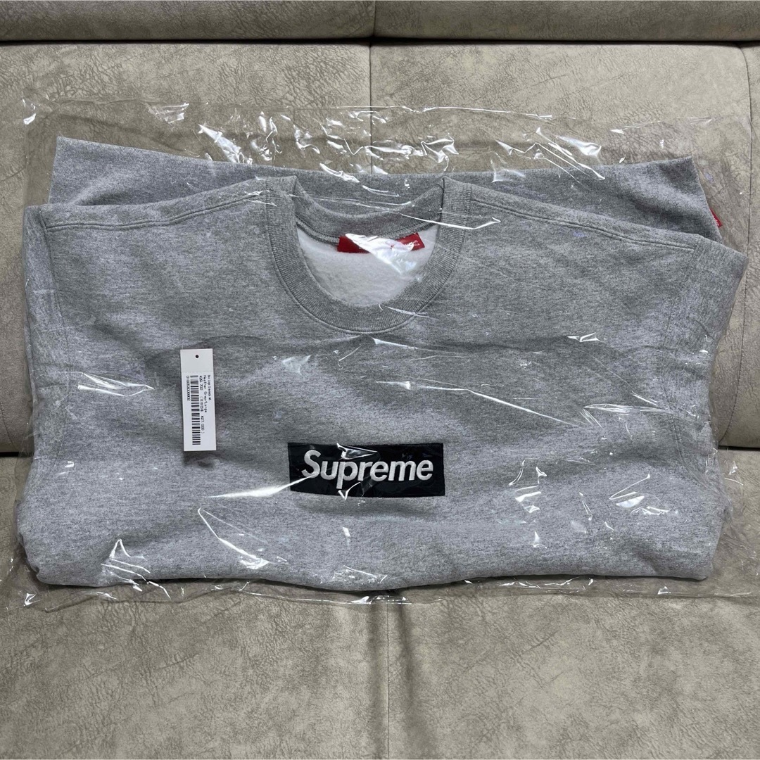 Supreme Box Logo Crewneck gray グレー Lサイズ