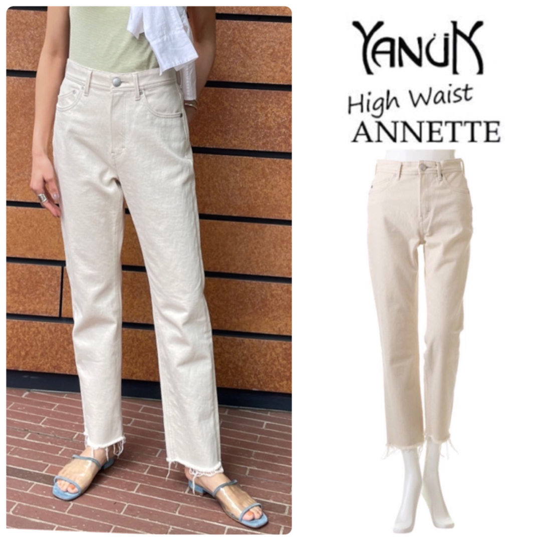 YANUK - 雑誌掲載◇ヤヌーク ハイウエスト アネットデニム 新品 希少