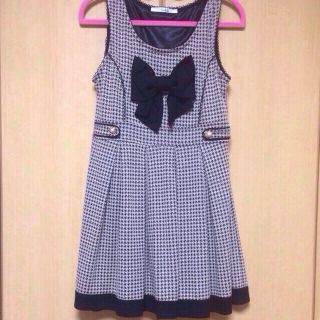トゥララ(TRALALA)のTRALALA♥︎千鳥柄ワンピ(ミニワンピース)