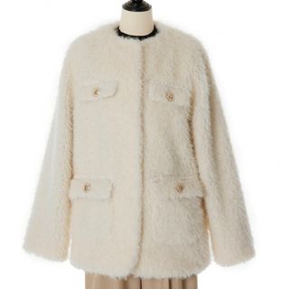 Her lip to - 【10/15までにゃこ様専用】 Royal Faux Fur Coatの通販