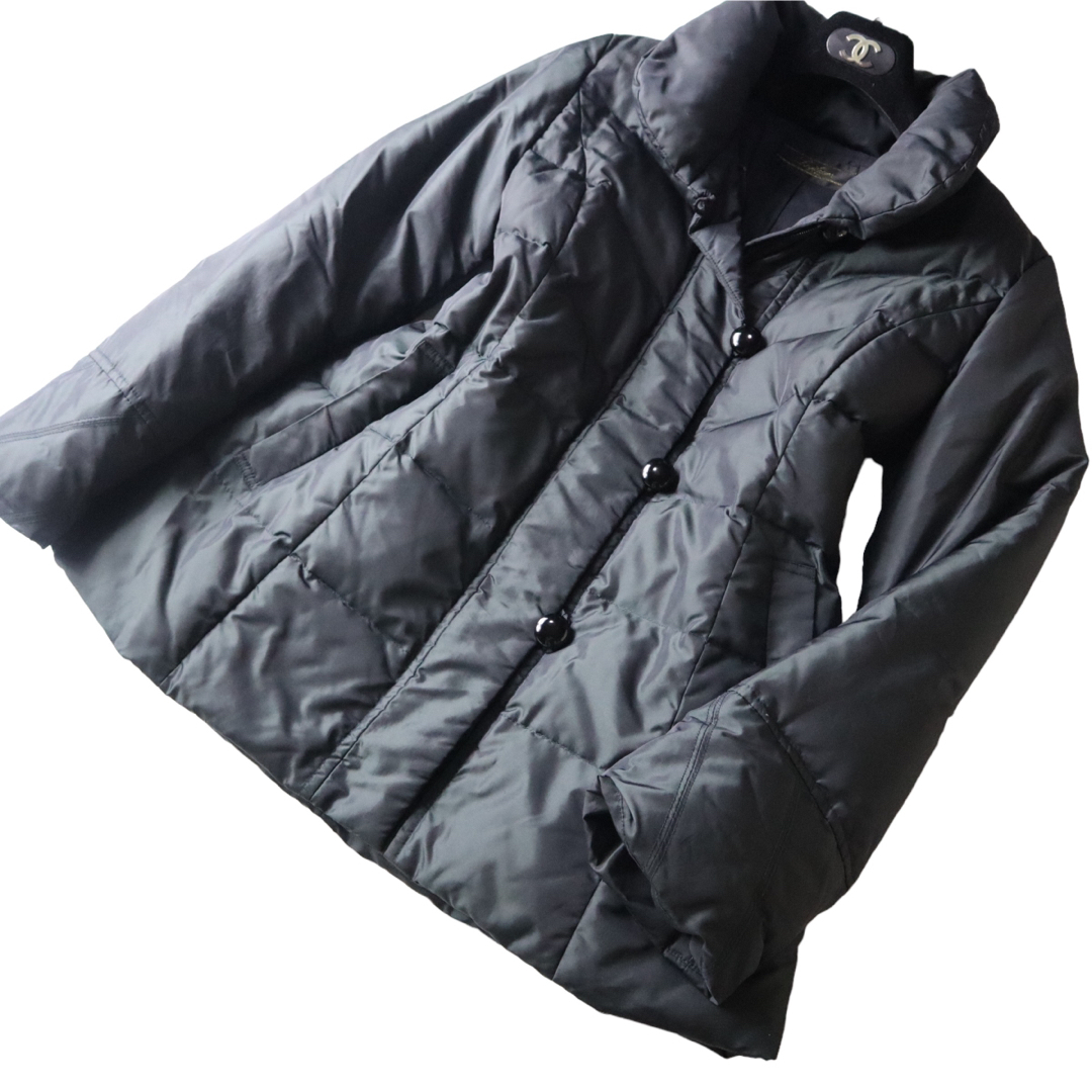 極美品✨レリアン ダウンジャケット キルティング 大きいサイズ 13+ XL 紺-