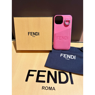 FENDI IPhone13proケース ピンク