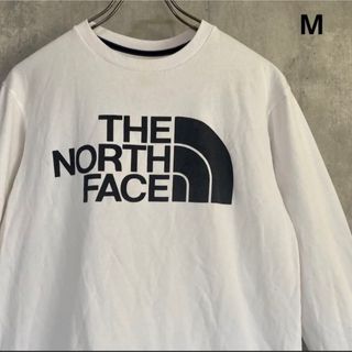 ザノースフェイス(THE NORTH FACE)のノースフェイス　THE NORTH FACE  ロングスリーブ　L  綿65%(Tシャツ(長袖/七分))