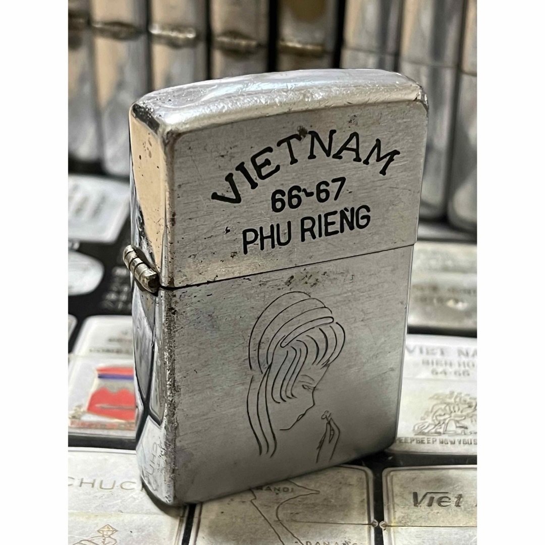 【ベトナムZIPPO】本物 1966年製ベトナムジッポー「アオザイ」「MP」 | フリマアプリ ラクマ