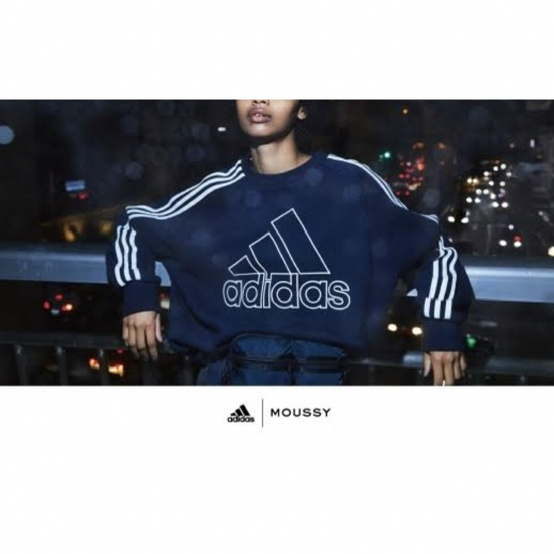 adidas(アディダス)のadidas×moussyコラボ スウェット レディースのトップス(トレーナー/スウェット)の商品写真