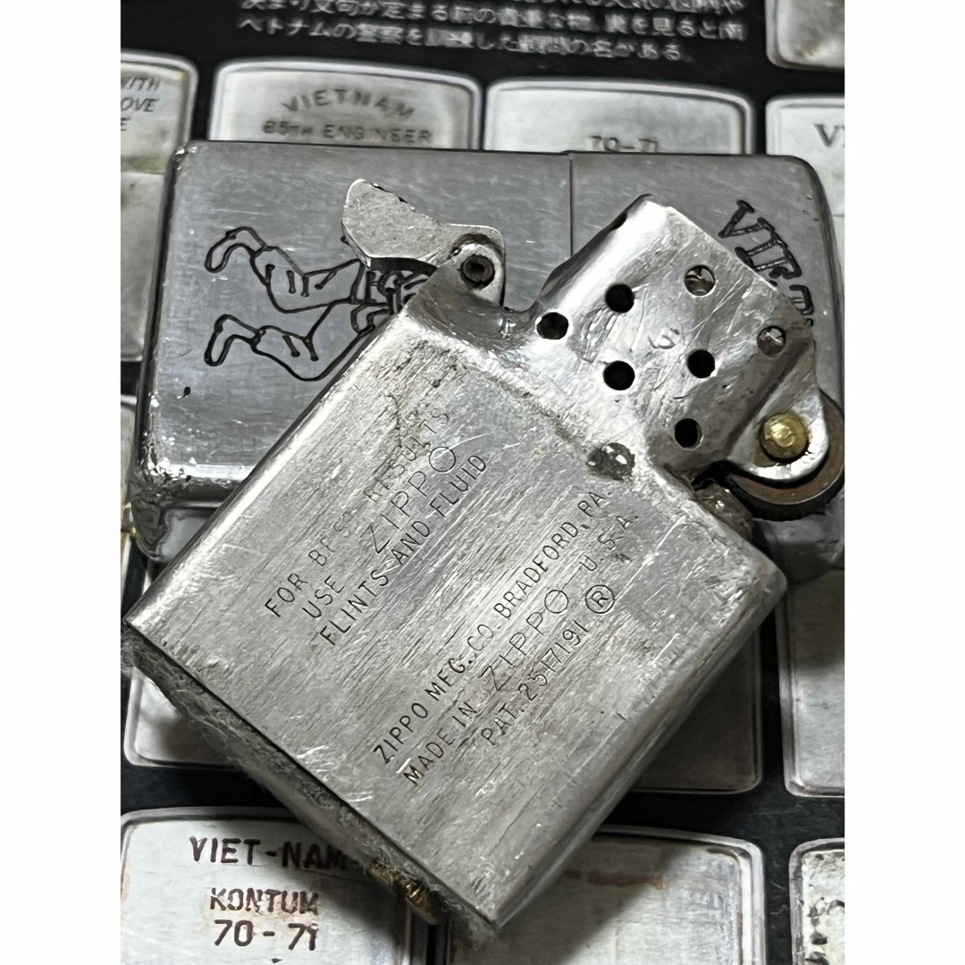 ベトナムZIPPO】本物 1968年製ベトナムジッポー「兵士」DAKTO-