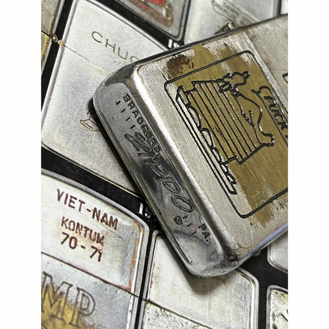 【ベトナムZIPPO】本物 1968年製ベトナムジッポー「空挺徽章」DA NAN