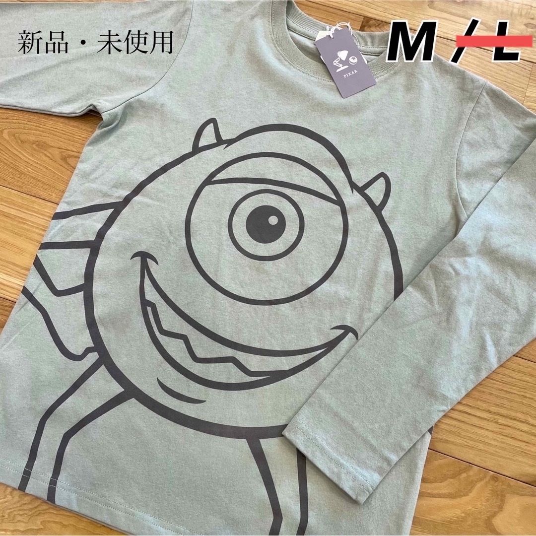 Disney(ディズニー)の希少【M】モンスターズインク　マイク　なりきり半袖Tシャツ　レディース●コスプレ レディースのトップス(Tシャツ(長袖/七分))の商品写真