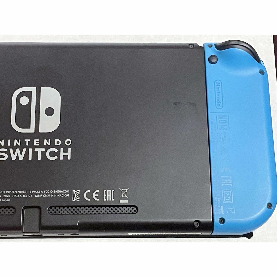 美品 新型 NINTENDO 任天堂 スイッチ Switch ブルーレッド