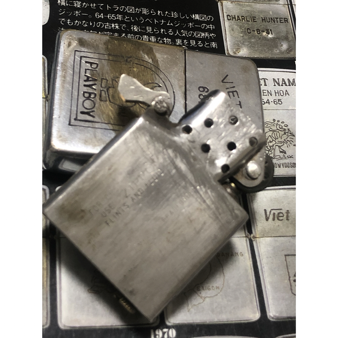 【ベトナムZIPPO】本物 1968年製ベトナムジッポー「プレイボーイ」HUE