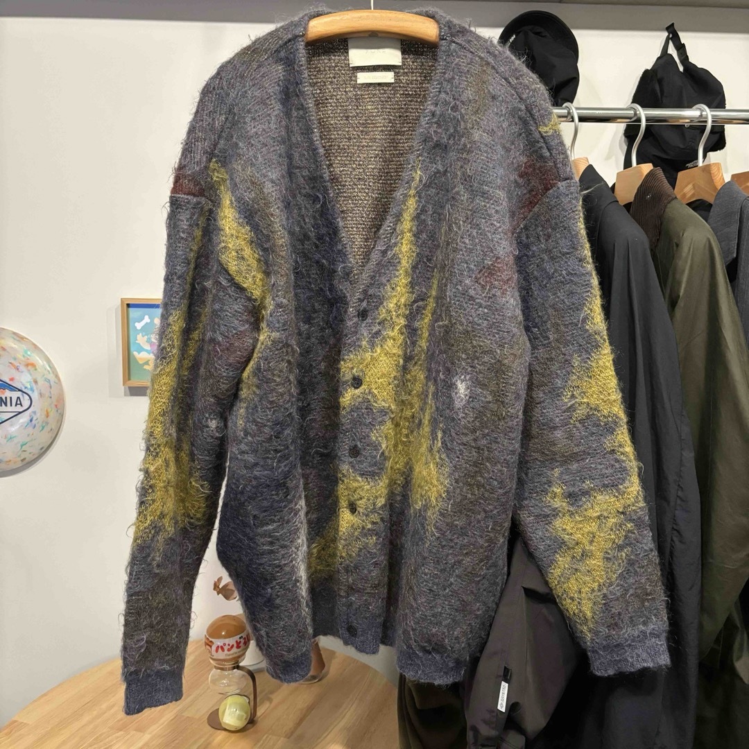 YOKE ヨーク STILL JACQUARD CARDIGANメンズ