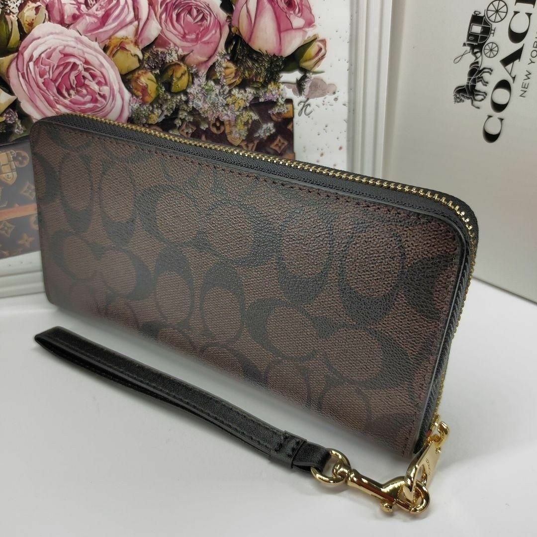 COACH - ⏹未使用⏹️C4452 COACH コーチ 長財布 ダークブラウン