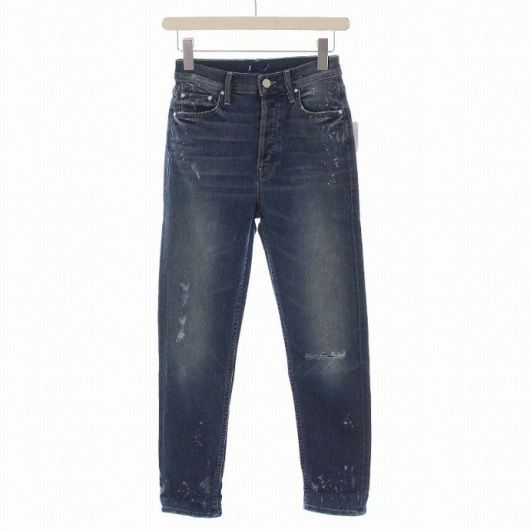 マザー デニムパンツ ジーンズ ダメージ加工 ペイント加工 24 インディゴ-