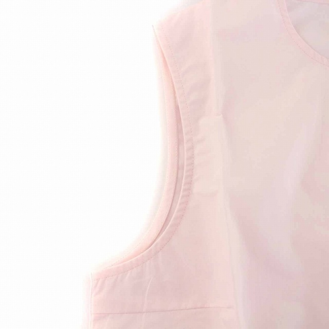 アクネ ストゥディオズ ノースリーブブラウス カットソー 36 ピンク レディースのトップス(シャツ/ブラウス(半袖/袖なし))の商品写真