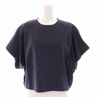 イザベルマラン(Isabel Marant)のイザベルマラン ZINALIA クロップド Tシャツ カットソー 半袖 M 紺(カットソー(半袖/袖なし))