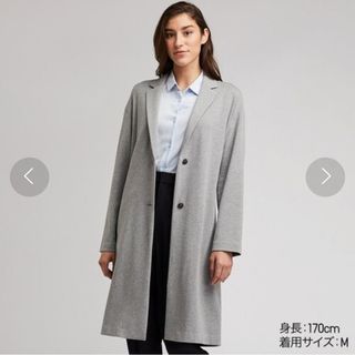 ユニクロ(UNIQLO)のUVカット ジャージーコート+（UNIQLO）(ロングコート)