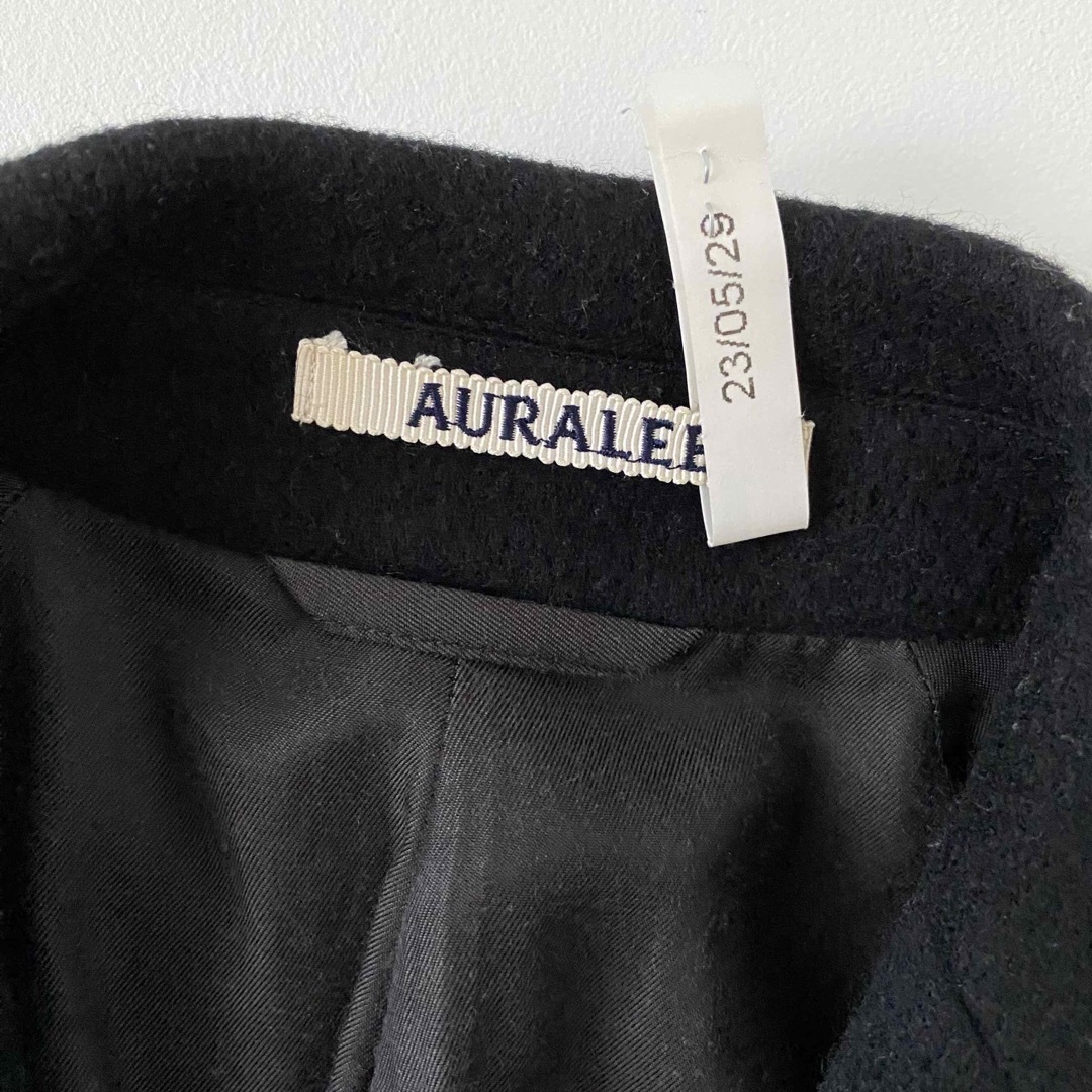 AURALEE(オーラリー)のAURALEE カシミヤ　ウール　チェスターコート　黒　19aw オーラリー レディースのジャケット/アウター(ロングコート)の商品写真