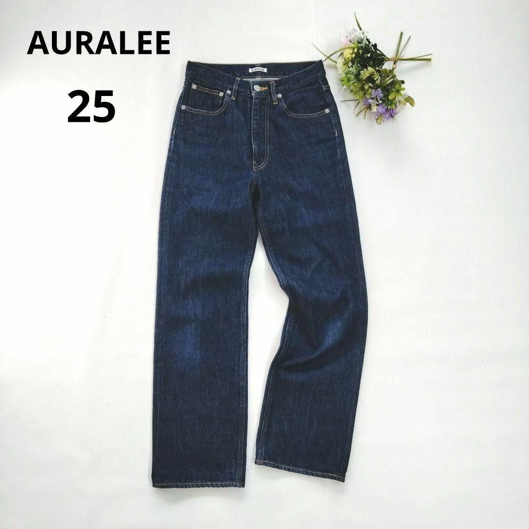 AURALEE HARD TWIST DENIM 5P PANTS　25