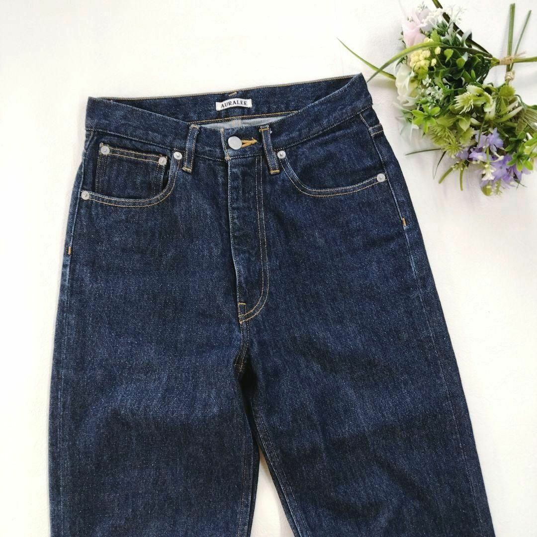 AURALEE HARD TWIST DENIM 5P PANTS　25 1