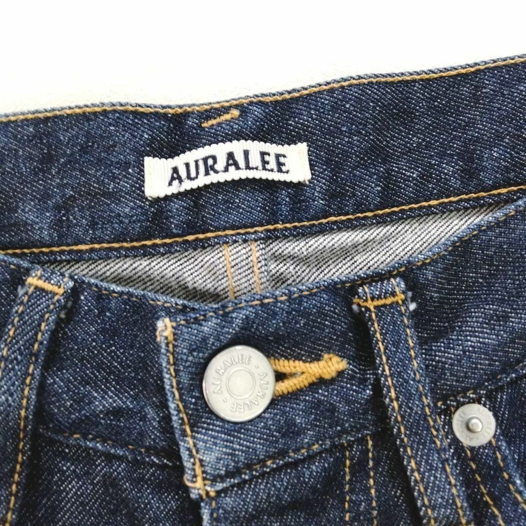 AURALEE HARD TWIST DENIM 5P PANTS　25 4