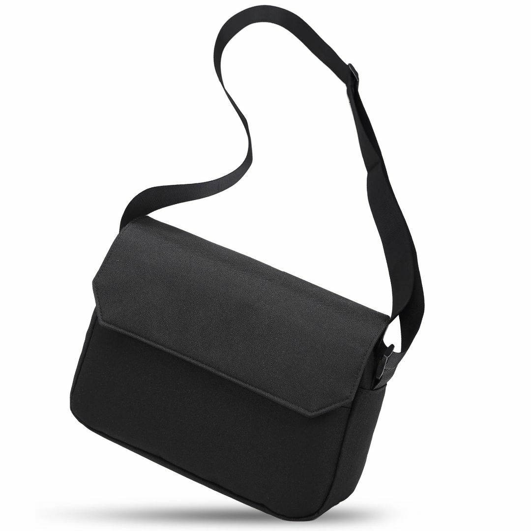 【色: ブラック】ショルダーバッグ メンズ 肩掛けバッグ バッグ RFID スキ