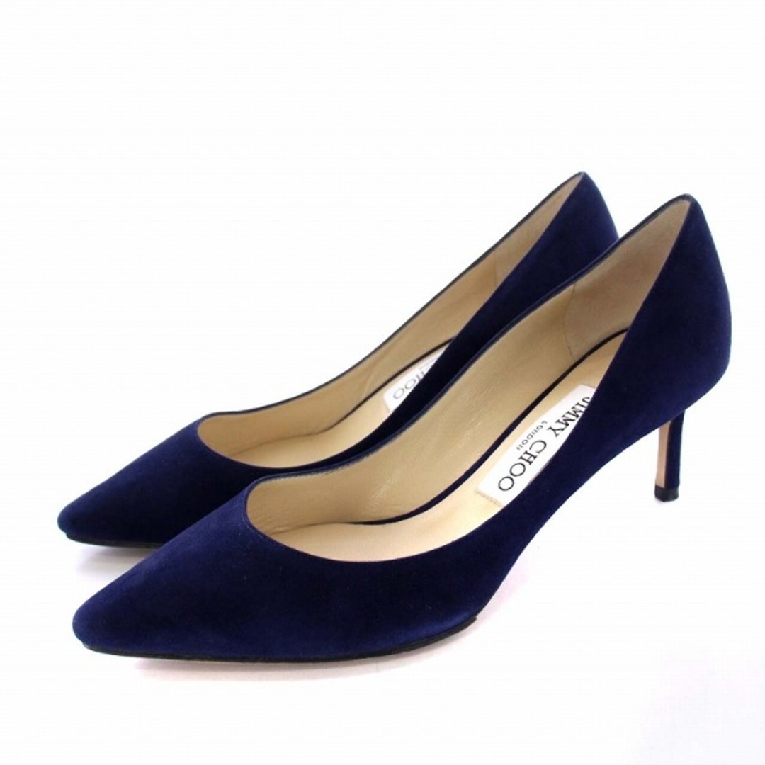 JIMMY CHOO - ジミーチュウ ポインテッドトゥパンプス スエード