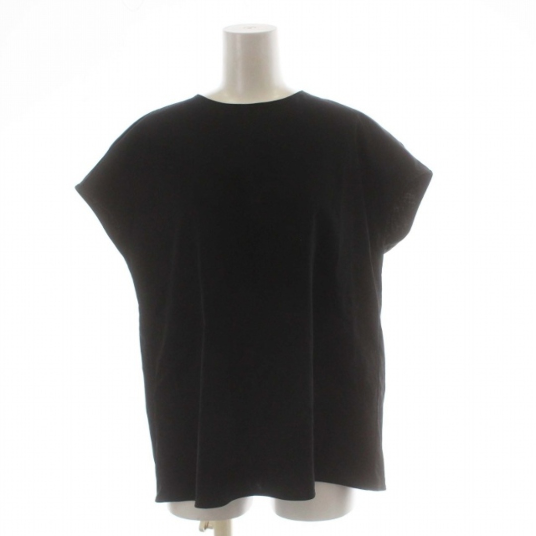 Theory luxe(セオリーリュクス)のtheory luxe 21SS Tシャツ カットソー 38 M 黒 レディースのトップス(カットソー(半袖/袖なし))の商品写真